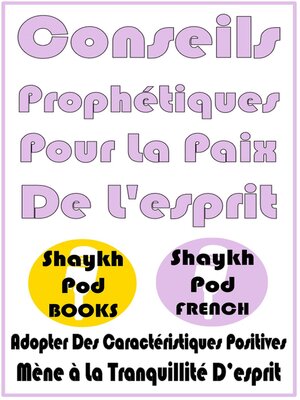 cover image of Conseils Prophétiques Pour La Paix De L'esprit